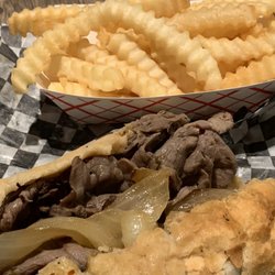 Campione's Taste of Chicago - Italian beef with grilled onions and fries