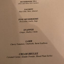Town Cafe Restaurant - Degustation menu