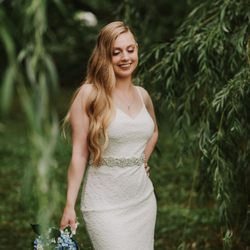 Photo of Sew Amazing - West Hartford, CT, US. My sister's beautiful wedding dress totally reinvented by Krystyna!