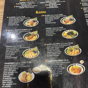Silverlake Ramen - menu - Ramen Near Me - Porter Ranch, California
