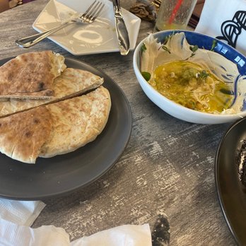 Alibaba Restaurant & Hookah Lounge - Hummus with pita - Middle Eastern Near Me - Centennial, Colorado
