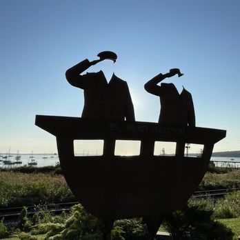 Rockland Harbor Trail - El Faro Salute sculpture - Parks Near Me - Rockland, Maine Rockland Harbor Trail - El Faro Salute sculpture - Parks Near Me - Rockland, Maine