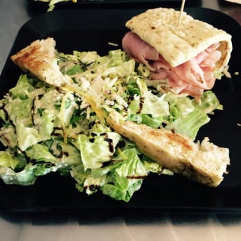 Cafe Lush - The Dewey with the Caesar Salad! - Cafes Near Me - Albuquerque, New Mexico