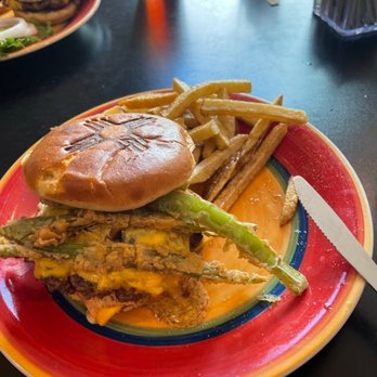 Oso Grill - Award Winning Green Chile Cheeseburger - New American Near Me - Capitan, New Mexico Oso Grill - Award Winning Green Chile Cheeseburger - New American Near Me - Capitan, New Mexico