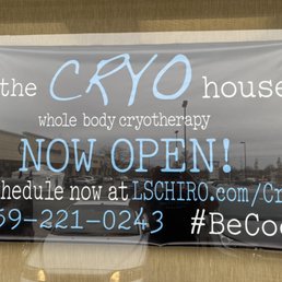 Exterior outside entrance of The Cryo House - New signs! - Lexington, Kentucky Exterior outside entrance of The Cryo House - New signs! - Lexington, Kentucky