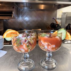 Puerto Vallarta Mexican Grill & Cantina - Cocktails - Coctel de Camaron and Campechana