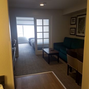 Peacock Suites - view from room entrance - Hotels Near Me - Anaheim, California Peacock Suites - view from room entrance - Hotels Near Me - Anaheim, California