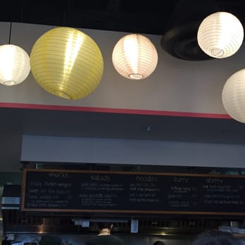 Longtail Kitchen - Interior and menu on a wall - Thai Near Me - New Westminster, British Columbia