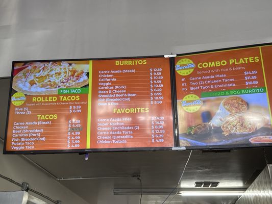 Menu photo 2 Benito's Taco Shop Los Angeles, CA Menu photo 2 Benito's Taco Shop Los Angeles, CA