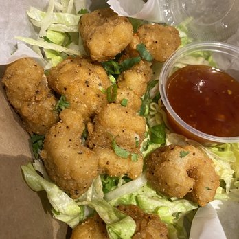 Pika Tea - Fried calamari with Thai chili sauce NOMMMM - Bubble Tea Near Me - Greensboro, North Carolina