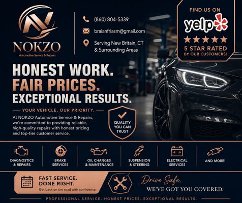 Nokzo Mobile Mechanic on Yelp