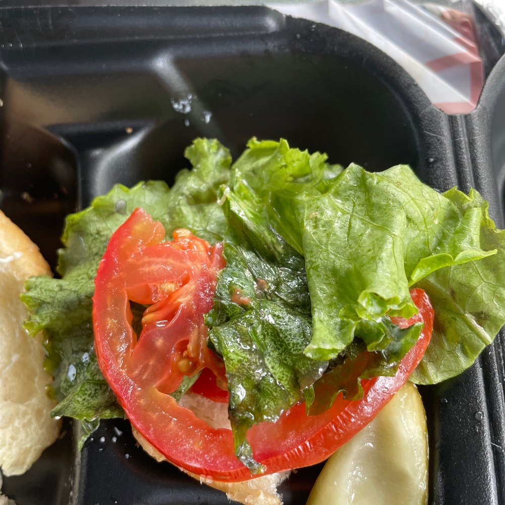 Chicken Salad Chick - Slimy lettuce, frozen tomato - Chicken Shop Near Me - Easley, South Carolina