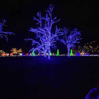 Redding Gardens Co-Operative - Light show to music - Redding, California