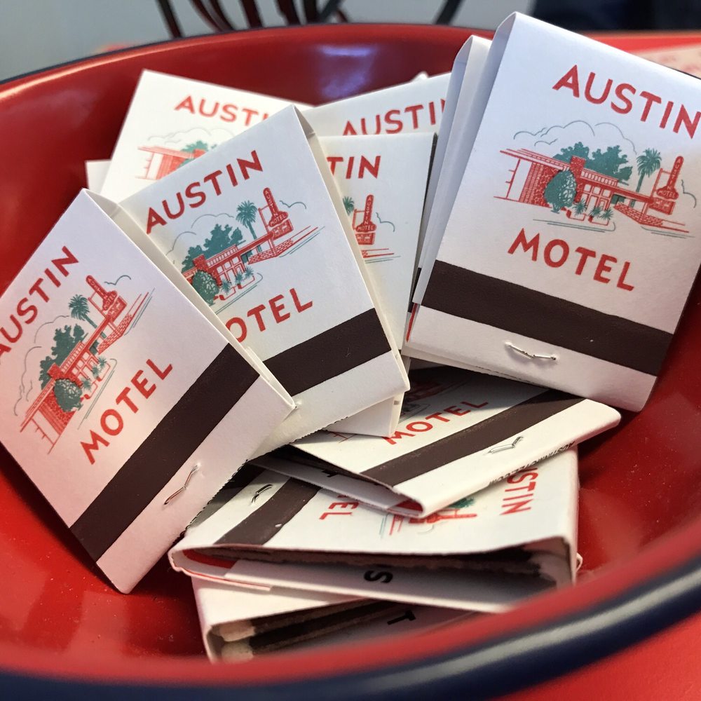 Austin Motel - Free matchbooks. - Hotels Near Me - Austin, Texas