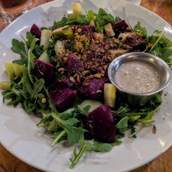 Burger Up - Beet and arugula salad - New American Near Me - Nashville, Tennessee Burger Up - Beet and arugula salad - New American Near Me - Nashville, Tennessee