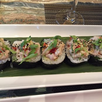 Leña Brava - Ceviche Maki Roll - a favorite of the night - Seafood Near Me - Chicago, Illinois Leña Brava - Ceviche Maki Roll - a favorite of the night - Seafood Near Me - Chicago, Illinois