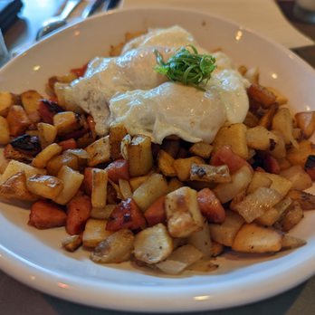 Moena Café - (pineapple) sausage hash - Cafes Near Me - Honolulu, Hawaii Moena Café - (pineapple) sausage hash - Cafes Near Me - Honolulu, Hawaii
