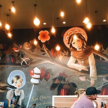 Chocolateria San Churro - Wall of San Churro - Restaurants Near Me - Miranda, NSW