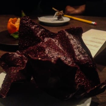 Benu - amazing how indulgent a simply dried out tangerine can be
sesame chocolate sheets - Asian Fusion Near Me - San Francisco, California Benu - amazing how indulgent a simply dried out tangerine can be
sesame chocolate sheets - Asian Fusion Near Me - San Francisco, California