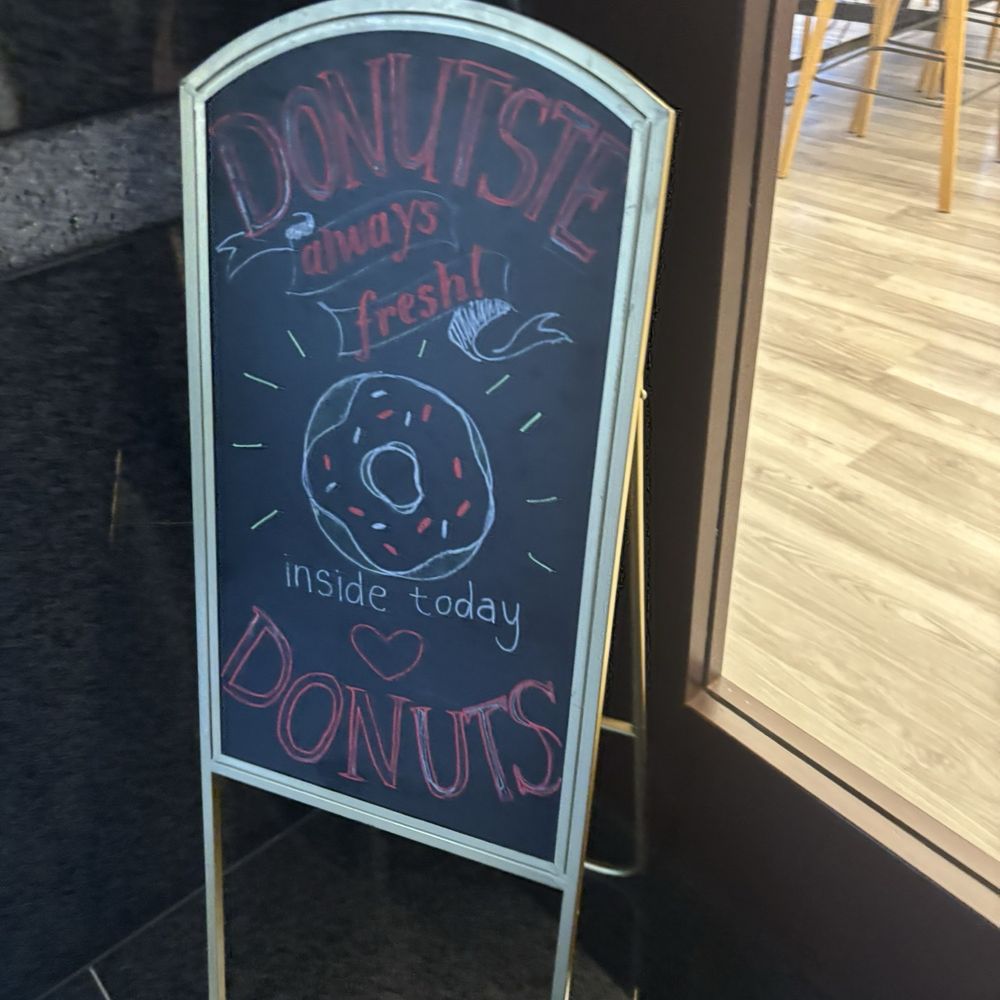 Donutste Doughnuts - Sign outside of the building door - Donuts Near Me - Lake Mary, Florida Donutste Doughnuts - Sign outside of the building door - Donuts Near Me - Lake Mary, Florida