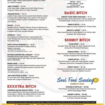 Breakfast Bitch - Menu - Breakfast & Brunch Near Me - Phoenix, Arizona
