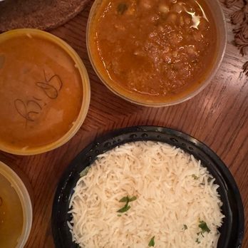 Mild 2 Spicy - Channa Masala. (pictured with rice and other items) - Indian Near Me - Pittsburgh, Pennsylvania
