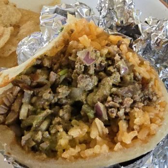 Tequileros Taqueria - Carne asada burrito Tequileros style. Extra dollar for sour cream, cheese, and Tequileros sauce. But do you see any sour cream or cheese??? - Mexican Near Me - Fontana, California Tequileros Taqueria - Carne asada burrito Tequileros style. Extra dollar for sour cream, cheese, and Tequileros sauce. But do you see any sour cream or cheese??? - Mexican Near Me - Fontana, California