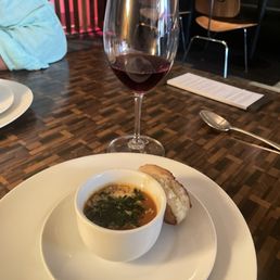 Our Roasted Roma Tomato Basil Soup