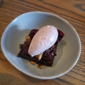 Trestle - dark chocolate brownie - New American Near Me - San Francisco, California Trestle - dark chocolate brownie - New American Near Me - San Francisco, California