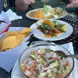 El Molcajete - Ceviche with fish & shrimp