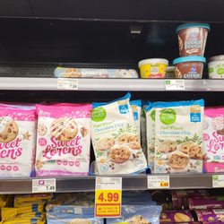 Ralphs - Sweet Loren's gluten free cookies! I've only seen the keto version once, I think at Sprouts or Walmart, I can't remember...