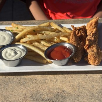 The Union Kitchen-Katy - Kid's chicken and waffles with truffle fries - New American Near Me - Katy, Texas The Union Kitchen-Katy - Kid's chicken and waffles with truffle fries - New American Near Me - Katy, Texas