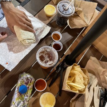 California Tortilla - California Screamin' Chicken & Black Bean Burritos w/ 2 Large Chips & Queso and variety of sauces - Tex-Mex Near Me - Columbia, Maryland