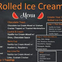 Watermelon Rolled Ice Cream