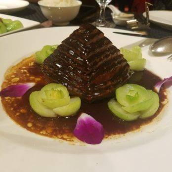 Shanghai Terrace - Pork belly. Very pretty presentation! - Chinese Near Me - Chicago, Illinois Shanghai Terrace - Pork belly. Very pretty presentation! - Chinese Near Me - Chicago, Illinois