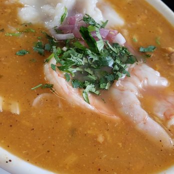 Antojitos Ecuatorianos - Encebollado com camaron - Latin American Near Me - Brooklyn, New York