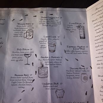 Wizards & Wands - Menu - Beer Bar Near Me - San Francisco, California