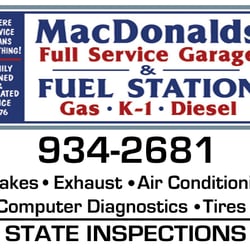 MacDonald's Mobil Servicenter & Garage