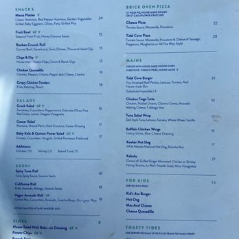 Tidal Cove - Menu - Water Parks Near Me - Aventura, Florida Tidal Cove - Menu - Water Parks Near Me - Aventura, Florida