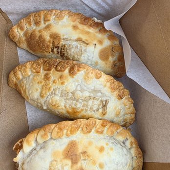 Sanyos Coffee - Chicken, mushroom and beef empanada - Cafes Near Me - Norcross, Georgia