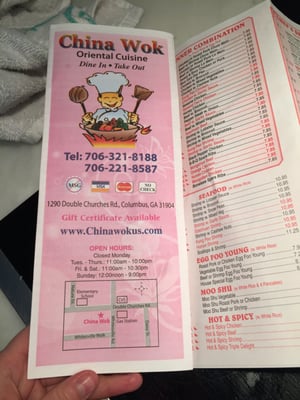 Menu photo 8 China Wok Columbus, GA