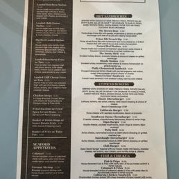 Dinner menu page 1 Dinner menu page 1