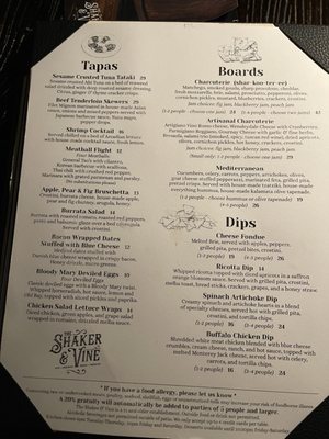 Menu photo 5 The Shaker & Vine Schenectady, NY