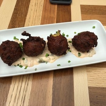 Cask & Larder - Fry oil was likely too hot, but they tasted good and the remoulade was perfect harmony. - Southern Near Me - Orlando, Florida Cask & Larder - Fry oil was likely too hot, but they tasted good and the remoulade was perfect harmony. - Southern Near Me - Orlando, Florida