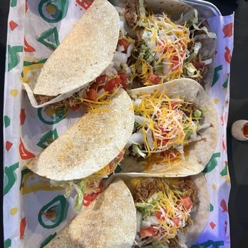 Nacho Mama's - Half soft half hard tacos, lunch special. Two pork, two chicken, two beef. - Mexican Near Me - Marco Island, Florida Nacho Mama's - Half soft half hard tacos, lunch special. Two pork, two chicken, two beef. - Mexican Near Me - Marco Island, Florida