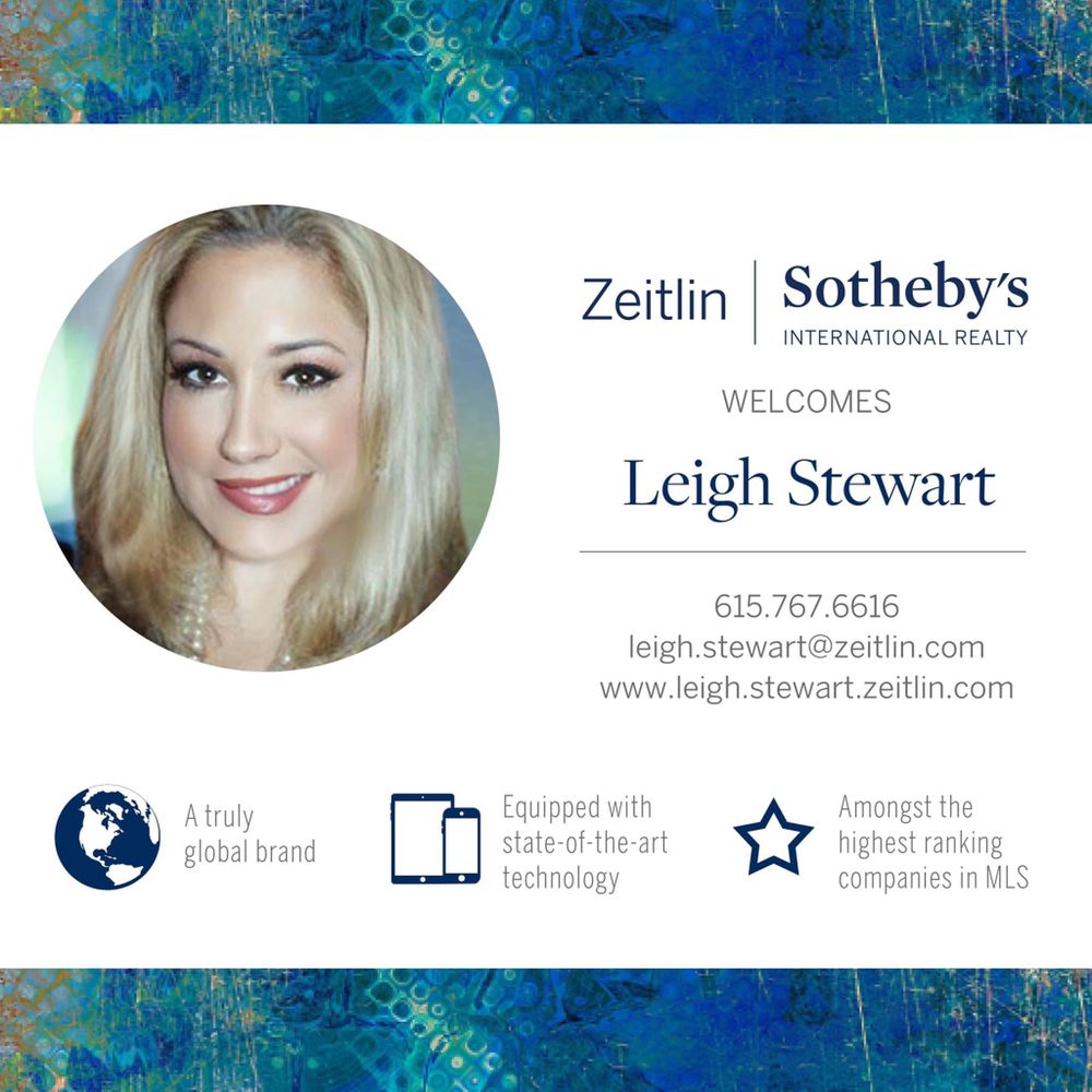 LEIGH STEWART ZEITLIN SOTHEBY’S INTERNATIONAL REALT Updated June