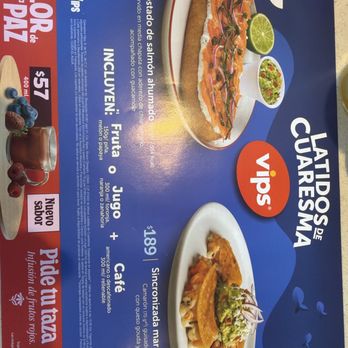 VIPS - Menu especial de Cuaresma - American Near Me - Morelia, MIC VIPS - Menu especial de Cuaresma - American Near Me - Morelia, MIC