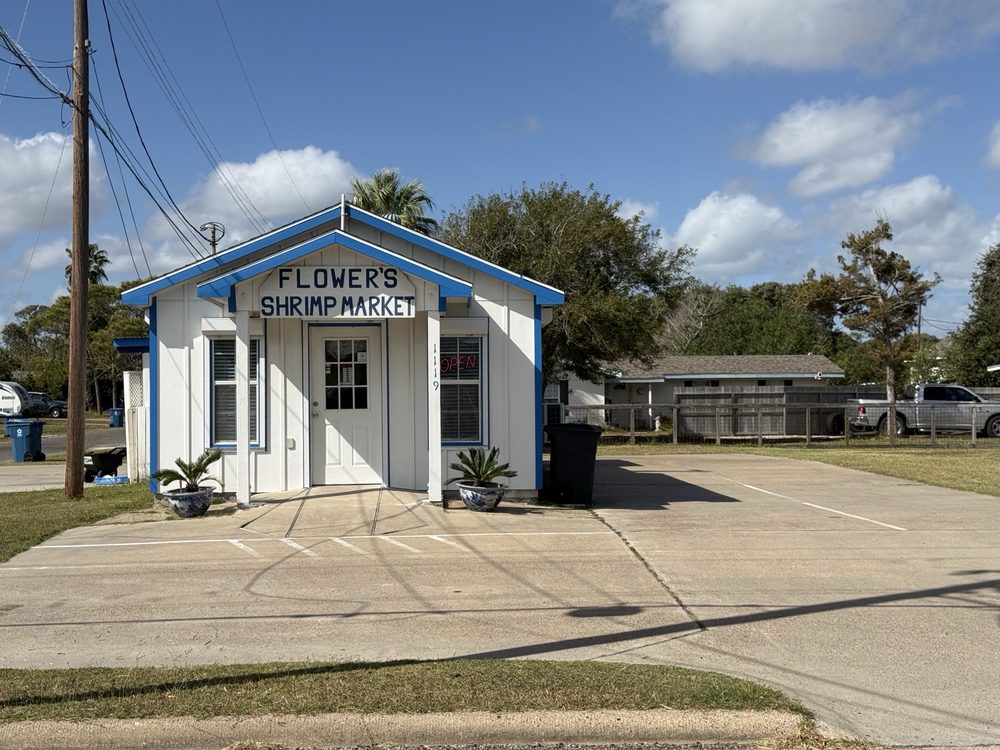 Flower's Shrimp Market Logo