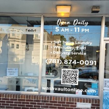 Washvault - Business Hours - Laundromat Near Me - Medford, Massachusetts