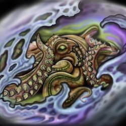Lighthouse Tattoo - Painting by Glenn Hackman digital